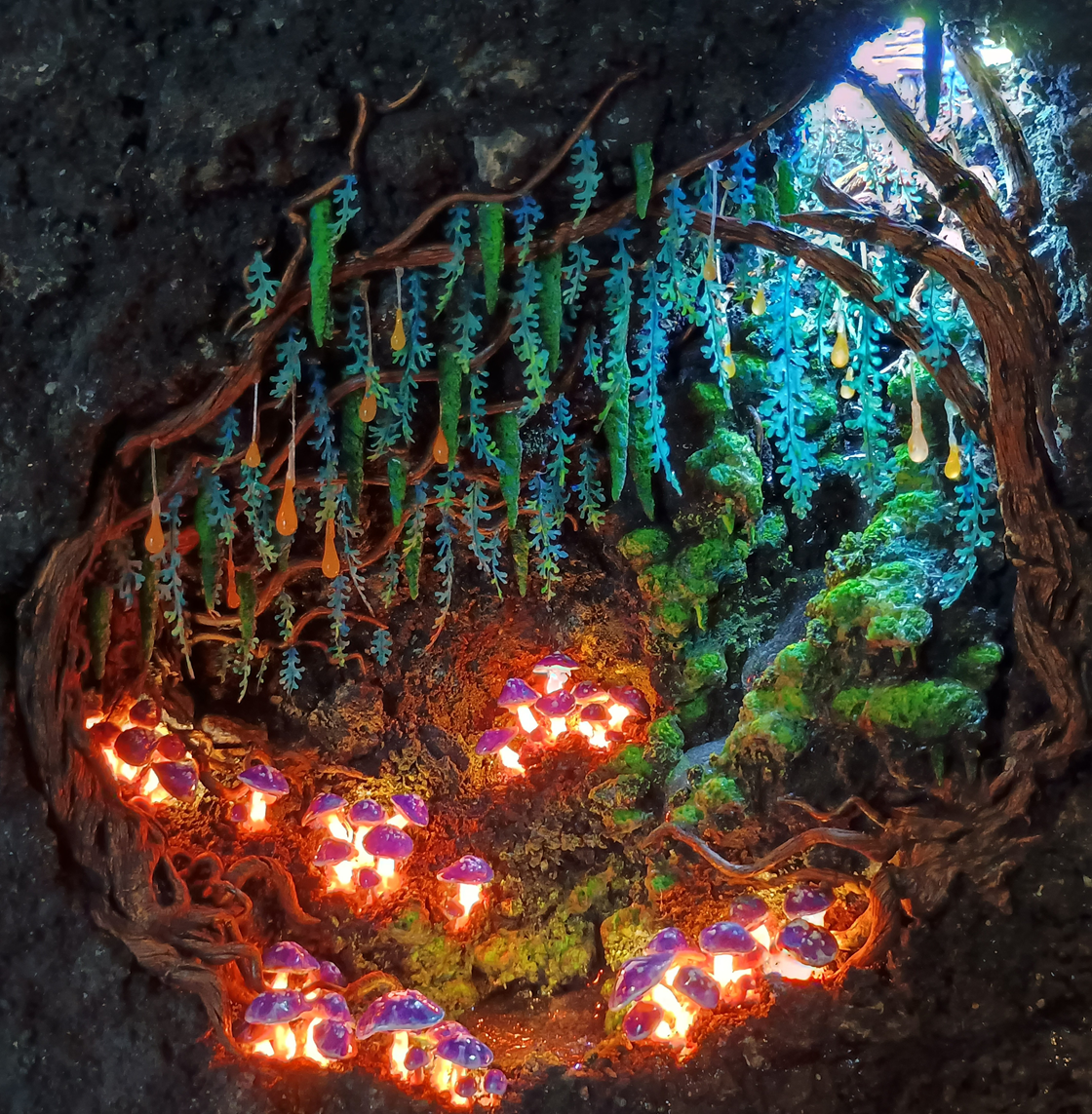 Glowing Mushroom Grove