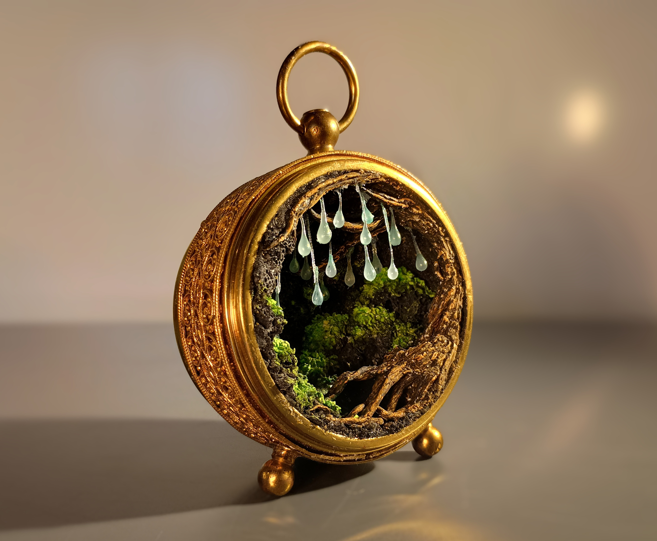 Glimmering Glade - Small Clock