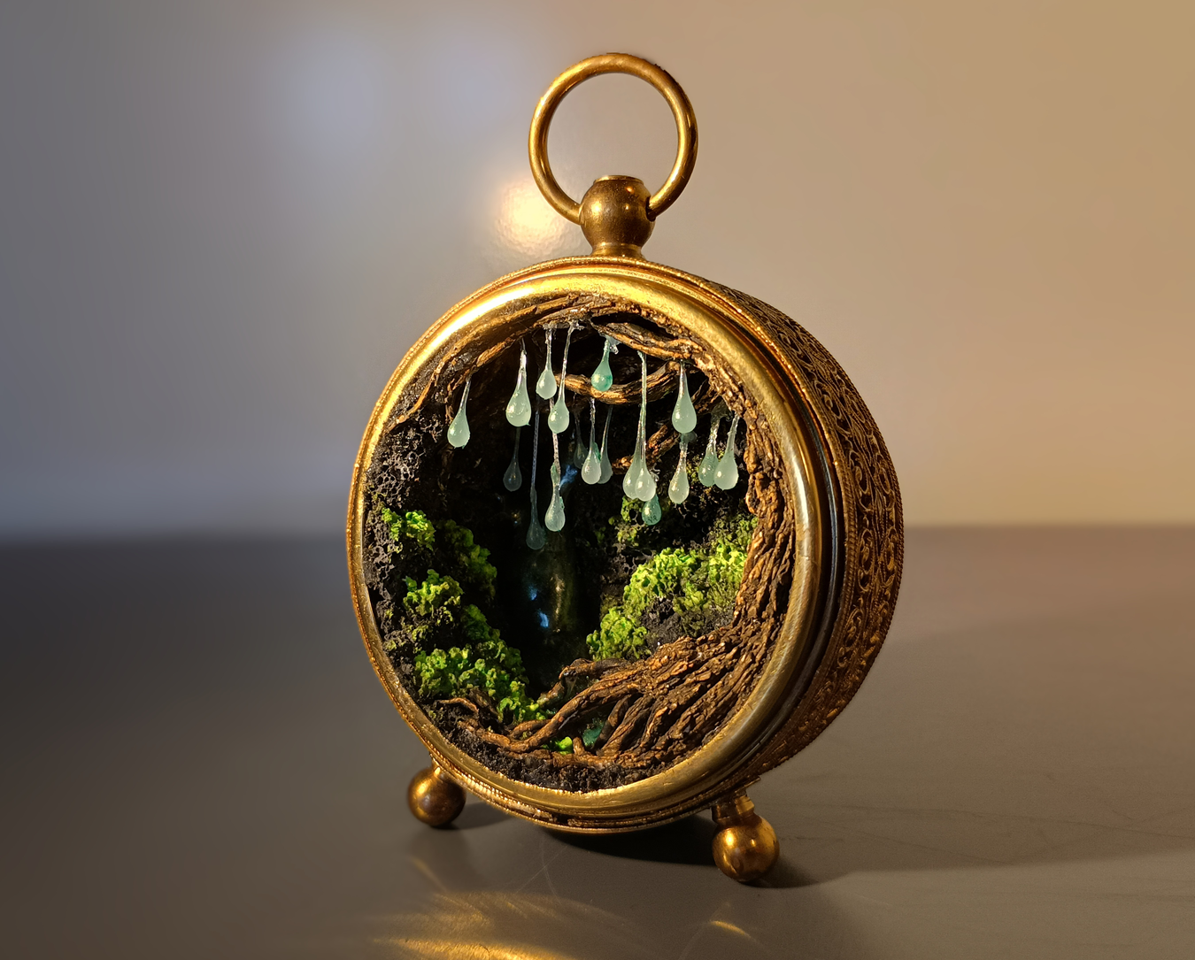 Glimmering Glade - Small Clock