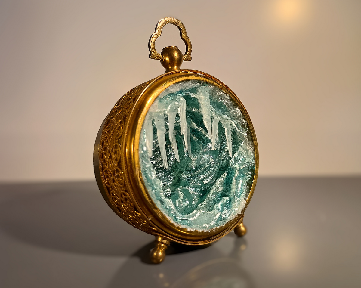 Frozen Hollow - Small Clock