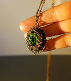 Glowing Mushroom Grove - Necklace