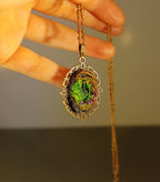 Glowing Mushroom Grove - Necklace