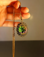 Glowing Mushroom Grove - Necklace