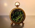 Mossy Grotto - Small Clock