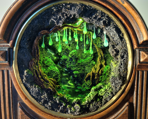 Glimmering Glade - Clock