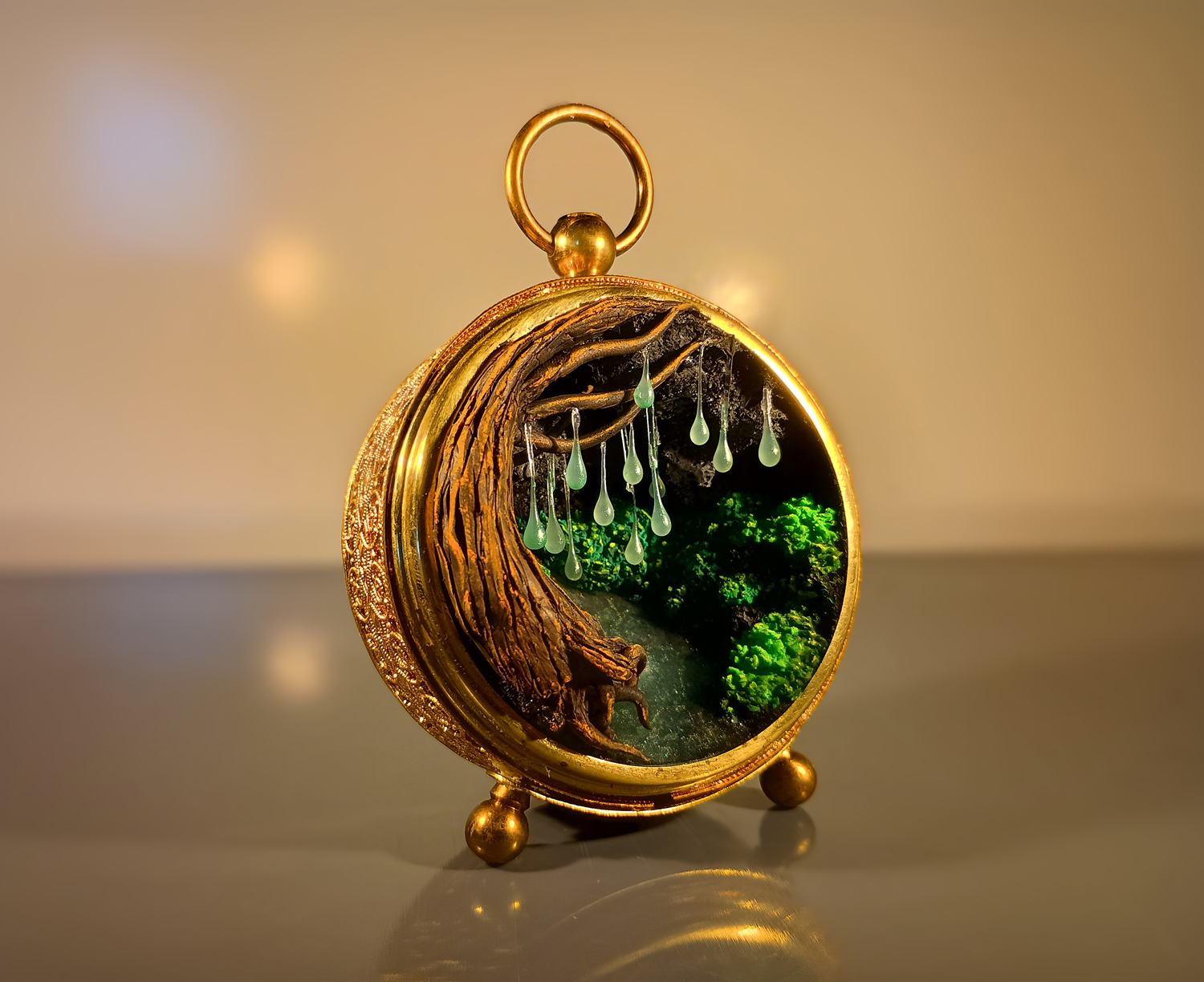 Glimmering Glade - Small Clock