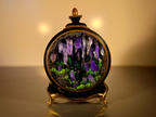 Luminous Crystal Realm - Small Clock