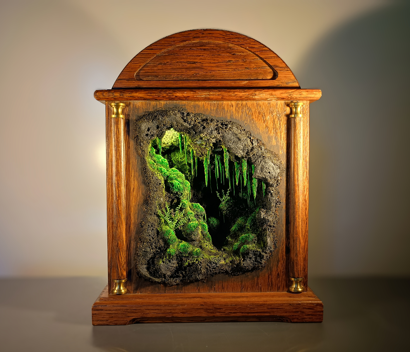 Mossy Grotto - Large Clock