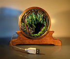 Glowing Mushroom Grove - Clock