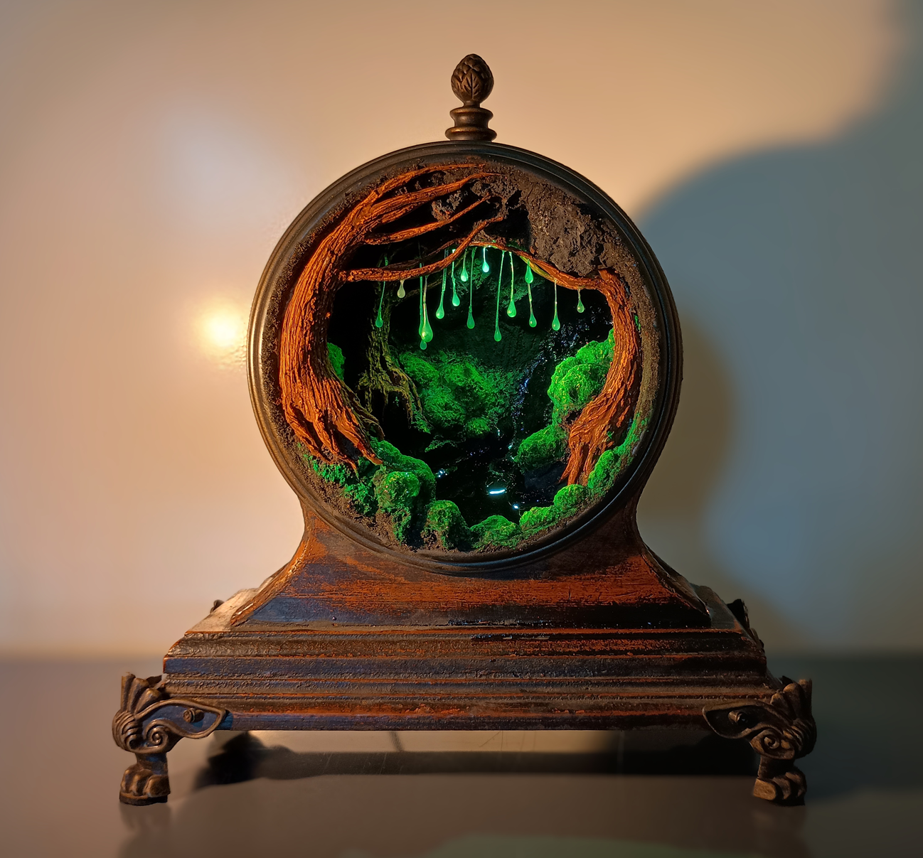 Glimmering Glade - Large Clock