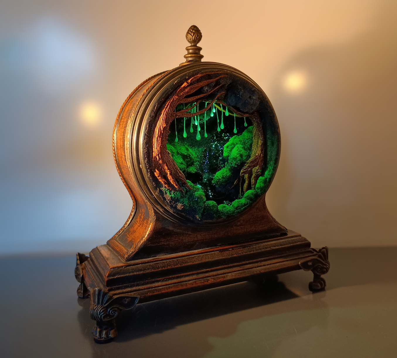 Glimmering Glade - Large Clock
