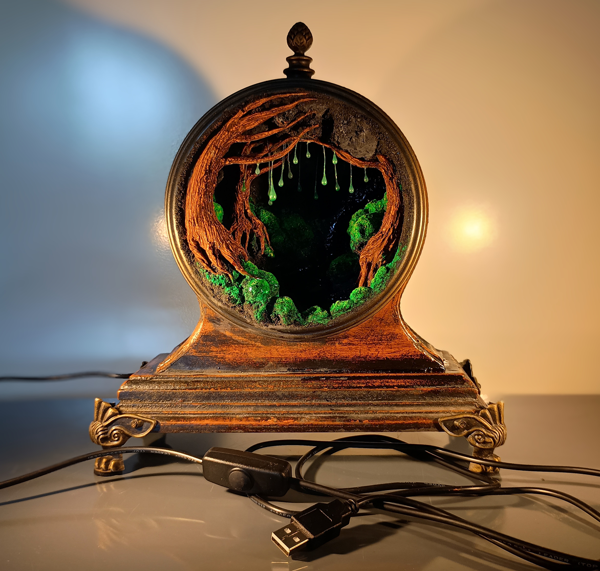 Glimmering Glade - Large Clock