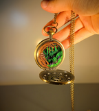 Glowing Mushroom Grove - Pocket Watch