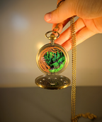 Glowing Mushroom Grove - Pocket Watch