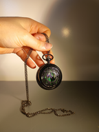 Luminous Crystal Realm - Pocket Watch