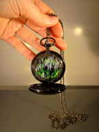 Luminous Crystal Realm - Pocket Watch