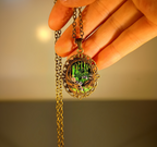 Glowing Mushroom Grove - Necklace
