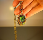 Glowing Mushroom Grove - Necklace