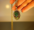 Glowing Mushroom Grove - Necklace